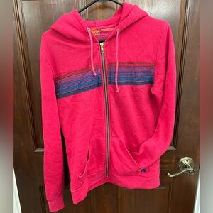 Aviator Nation 5 stripe hoodie side small